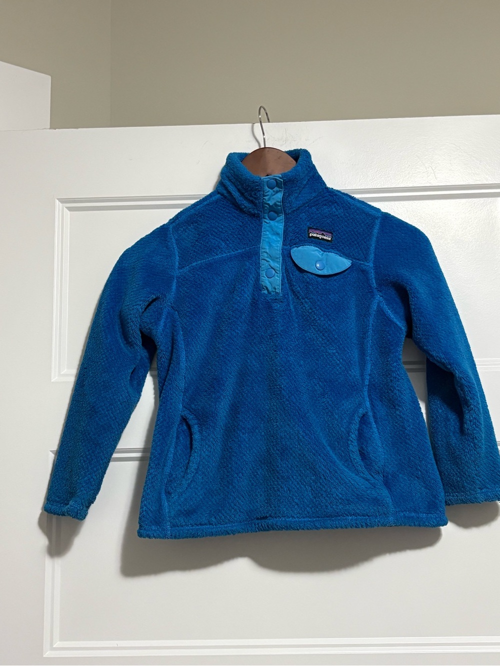 Patagonia Girls' Re-Tool Snap-T Pullover Sz 8